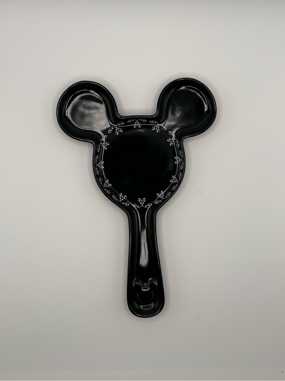 EUC Disney Mickey Mouse Black Spoon Rest 7.5"